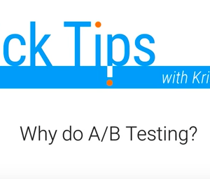 ¿Por qué debes hacer tests A:B?